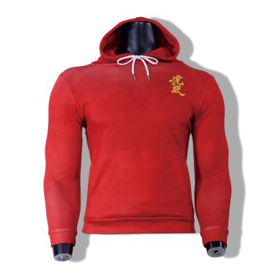 China Wholesale Custom Anti-shrink Fashion Warm Men's Hoody Hoodies Anti-shrink Winter Cool Sweatshirt Tiger Pullover Hoodie Sweater Red for sale