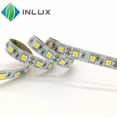 China DC24V SMD 5050 60leds/m warm white waterproof IP20 super bright usb constant current  high cri back white 2mm thin led strip for sale