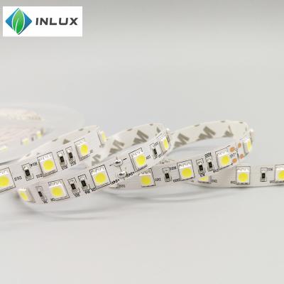 China DC12V SMD 5050 60leds/m cold white waterproof IP20 4mm 48v dotstar luces solar3 pin conne for clothes waterproof led strip light for sale