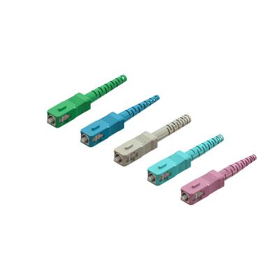 China Quick Assembly Multimode SC Fiber Conenctor With Variety Of Colors for sale