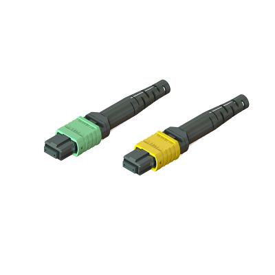 China High Precision MPO Fiber Optic Connector 3.5mm Multimode / Single Mode Fiber Type for sale