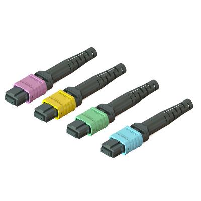 China Quick Connect MPO Fiber Optic Connector 3.5 60mm 12 16 24 Cores With APC UPC for sale