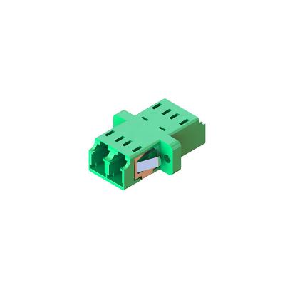 China Flange Duplex Fiber Optic Bulkhead Conenctor LC To ST Fiber Adapter for sale