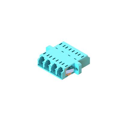 China Quad Fiber Optic Adapters LC Couplers With Flange For Optimal Performance for sale