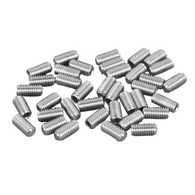 China Pan 304 Stainless Steel DIN 913 Hexagon Socket Inner Set Screws With Flat Point End for sale