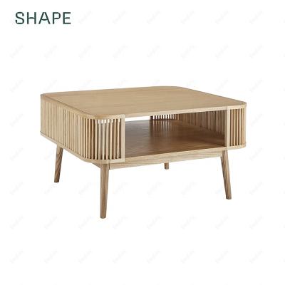 China Ash CAPANA coffee table in solid ash and ash veneer for sale