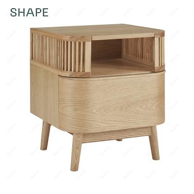 China 1Drawer CAPANA bedside table in ash with one drawer KD legs for sale