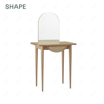 China Modern Dressing Table by LOUIS Vanity 70*43*130 cm Ash With Clear Lacquer Color for sale