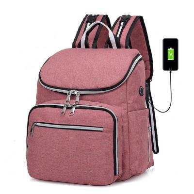 China Multi-Function Outdoor Travel Diaper Backpack Large Capacity Mummy Bag Mommy Baby Diaper Bags For Baby Care for sale