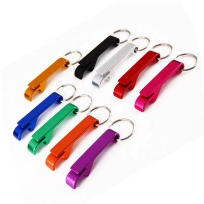 China Viable Portable Beer Bottle Opener Key Chain 4 In 1 Pocket Beer Bottle Opener Aluminum Box 6 Colors Wedding Party Favor Gifts for sale