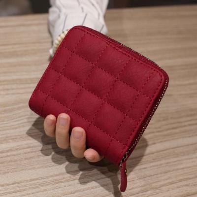 China Lady Genuine Leather Women Wallet Wallets Small and Thin Coin Pocket Women's Purse Card Holder Wallets for sale