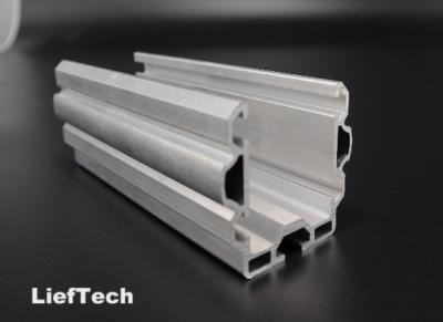 China 6063 T5 Aluminium Extrusionsprofile OD 28mm 60x55 Aluminium-Leinrohr zu verkaufen