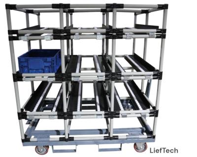 China Chuter Lean Workbench con tres líneas y tres niveles de capacidad estable en venta