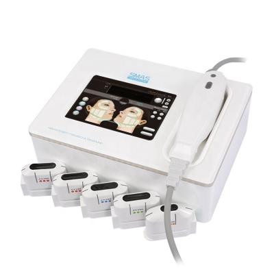 China Skin Tightening Home Use Smas Hifu Machine For Face Lifting Anti Wrinkle Body Slimming With 5 Hifu Catridges for sale