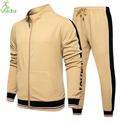 China Wholesale Custom Breathable Polyester Mens Full Zipper Sports Sweatsuit For Men for sale