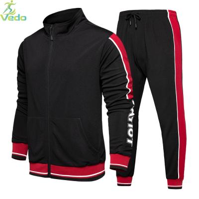 China Polyester Breathable Wholesale Custom Mens Full Zipper Sports Tracksuit For Men for sale