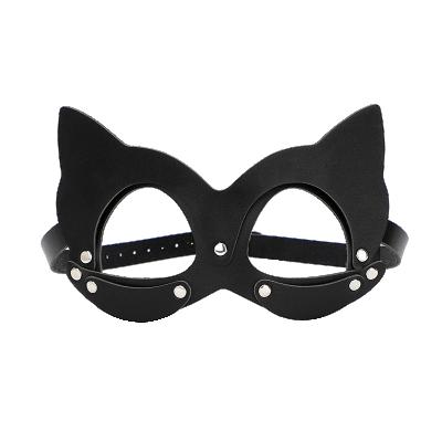 China BDSM Game Cat Eye Mask Woman Pu Leather Bondage Belt-Harness SM Games for sale