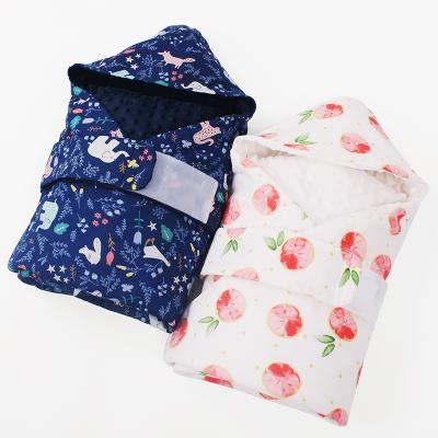 China Breathable Babies Sleeping Bags Newborn Baby Wrap 100% Cotton Baby Blanket Wrap Sleepsack Envelope for sale