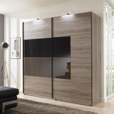 China Expandable wooden wardrobe with mirror cabinet small and short wardrobe for sale for sale