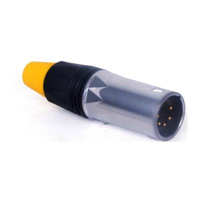 China audio & 3 Pin XLR Video Professional Male Audio Connector XLR214G-WP for sale