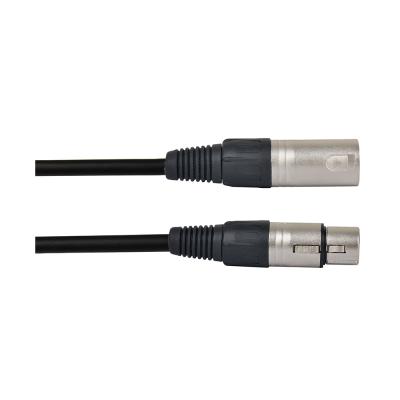 China DMX cable AS rack plated jacks 3 pin bare copper audio and video dmx cables microphone xlr connectors connector ofc audio and video cables for sale