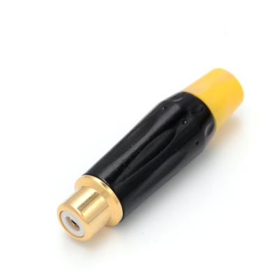 China audio & Audio Video Pro RCA103G Accuracy 3.5mm RCA Audio Female Jack Connector for sale