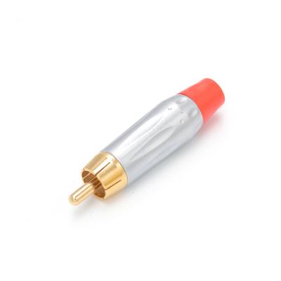 China audio & Pro RCA100G 3.5mm RCA Visual Accuracy Male Plug Audio Audio Connector for sale