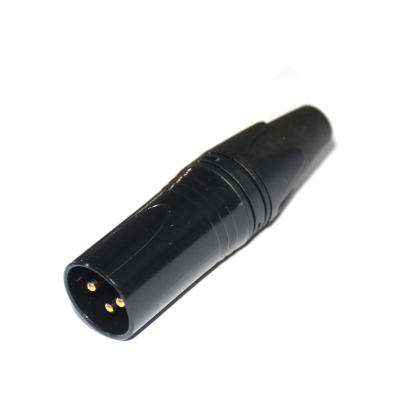 China audio & Video Accuracy Pro XLR008B 3 Pin XLR Microphone Audio Male Connector for sale