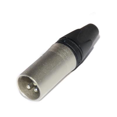 China audio & Pro XLR008 3 Pin Video Accuracy XLR Audio Male Microphone Connector for sale