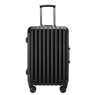 China Customized High Quality Luggage Trolley Bag OEM/ODM Aluminum Case Universal Small Wheel Unisex Luggage for sale