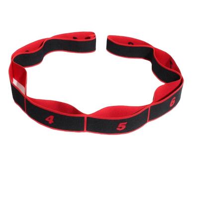 China TP Yoga Dance Elastic Band 8 Grid Stretch Band With Numbers for sale