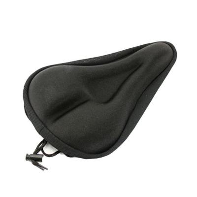 China Single Silicone 3D Gel Pad Soft Thick Bicycle Bicycle Saddle Cover Cycling Seat for sale