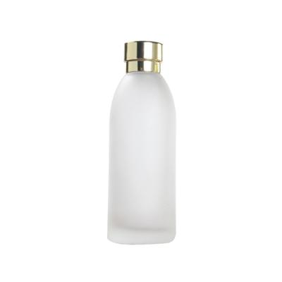 China Cosmetic Skin Care 120ml 150ml Frosted Glass Bottle With Inner Cap For Essential Water for sale