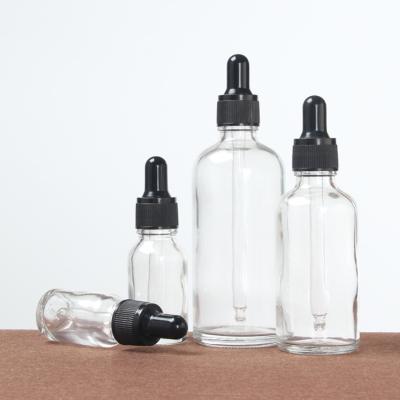 China MOQ Recyclable Black Bottom Essential Oil Rubber Glass Dropper Bottle 5ml 10ml 15ml 20ml 30ml for sale