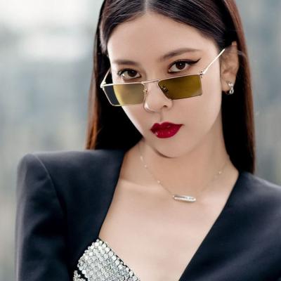 China Classic Sunglasses 2021 Rectangle Fashionable Customizable Men and Women's Sunglasses for sale