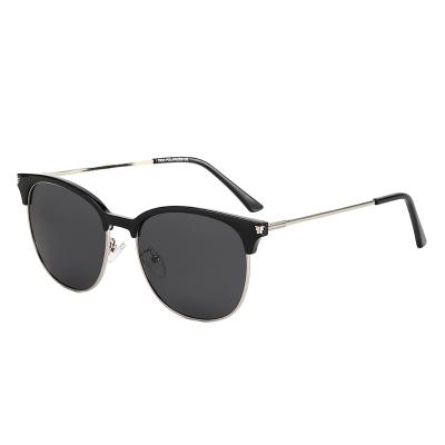 China Super Hot Eyewear Sunglasses 2021 Classic Half Rim Polarized Fashion Driving Sunglasses for Men and Women for sale