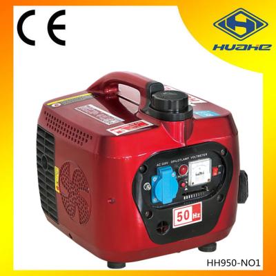 China 850w 220v Portable Inverter Generator , Gasoline Generator Set HH950-N01 for sale