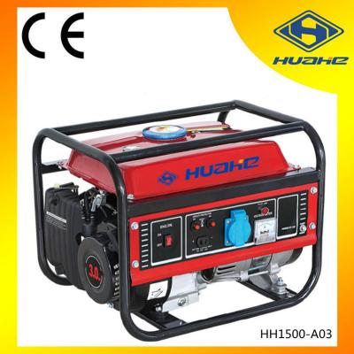 China 1kw Gasoline Engine Generator , 1 Phase Gasoline Generator With 156f HH1500-A03 for sale