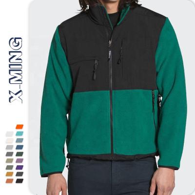 China Wholesale Anti-wrinkle sherpa fleece polyester cargo pocket hoodies OEM thick embroidery plus size men's sweatshirt with high quality for sale