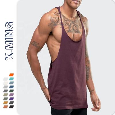 China Factory muscle QUICK DRY sports vest high quality breathable men's fitness vest tank tops oversized cotton sleeveless top running vests for sale