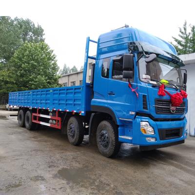 China 2020 New 300HP-420HP 12 Wheeler 8x4 Dong Feng 9.6m Light Cargo Diesel Heavy Duty Delivery Tow Trucks For Sale Logistics 12000x2550x3950 for sale