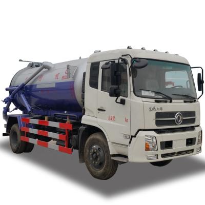 China 12000liters vacuum sewage suction tanker truck for sale,4x2 sewer dredge vehicle for 12000liters city for sale