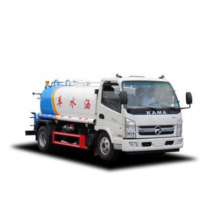 China Hot Sale Euro 4 KAMA 5000liters Landscaping Watering Tank Car 6wheels Car Sanitation Urban Vehicle, 4x2Road Greening Sprinkler < 4L for sale