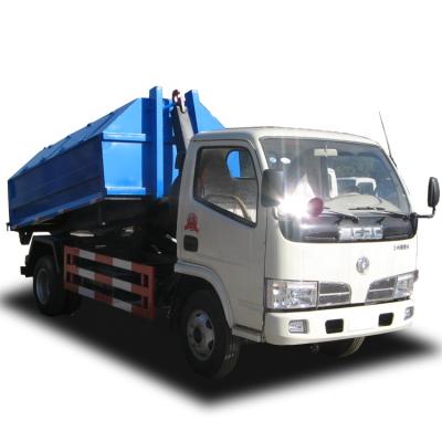 China Detachable Euro4 Container Garbage Truck For Sale In Dubai , 6000L Garbage Truck With Building Living Trash And Garbage 7300x2470x3150 for sale