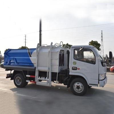 China Dongfeng 5 Hotels New Cubic Small Garbage Pickup Truck for sale