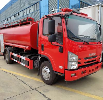 China Carbon Steel 5000L 4*2 Fire Fighting Truck Price Fire Fighting Water Tanker Truck for sale