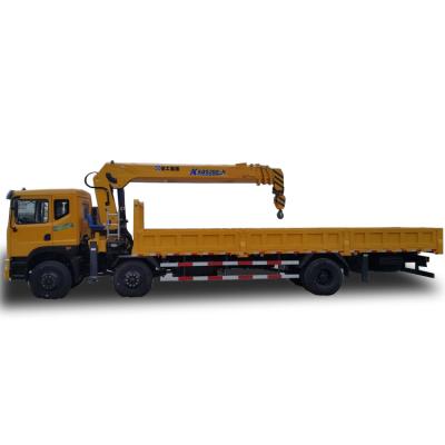 China CRANE TRUCK Dongfeng 10 tons 200HP straight-arm trailer with loading crane for sale