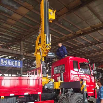 China Other china 6*4 8ton articulating boom knuckle boom truck mounted crane loader crane carrier mounted crane for sale