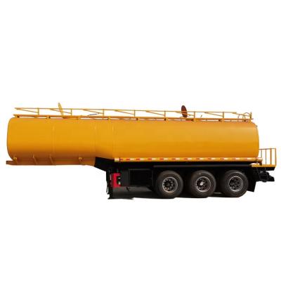 China Cheap Truck Trailer New Carbon / Stainless Steel 35CBM / 45CBM / 55CBM 3 Axles Water Semi Tanker Semi Trailer Trucks for sale