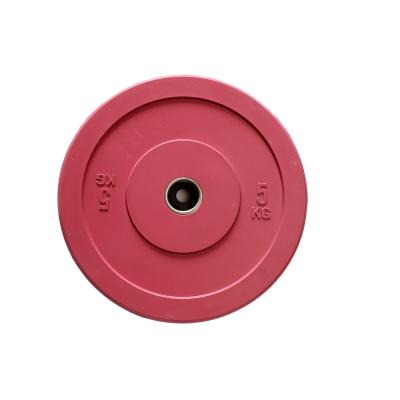 China Rubber Manufacturer Customized Gym Weightlifting Barbell Sheet Weight Plates for sale